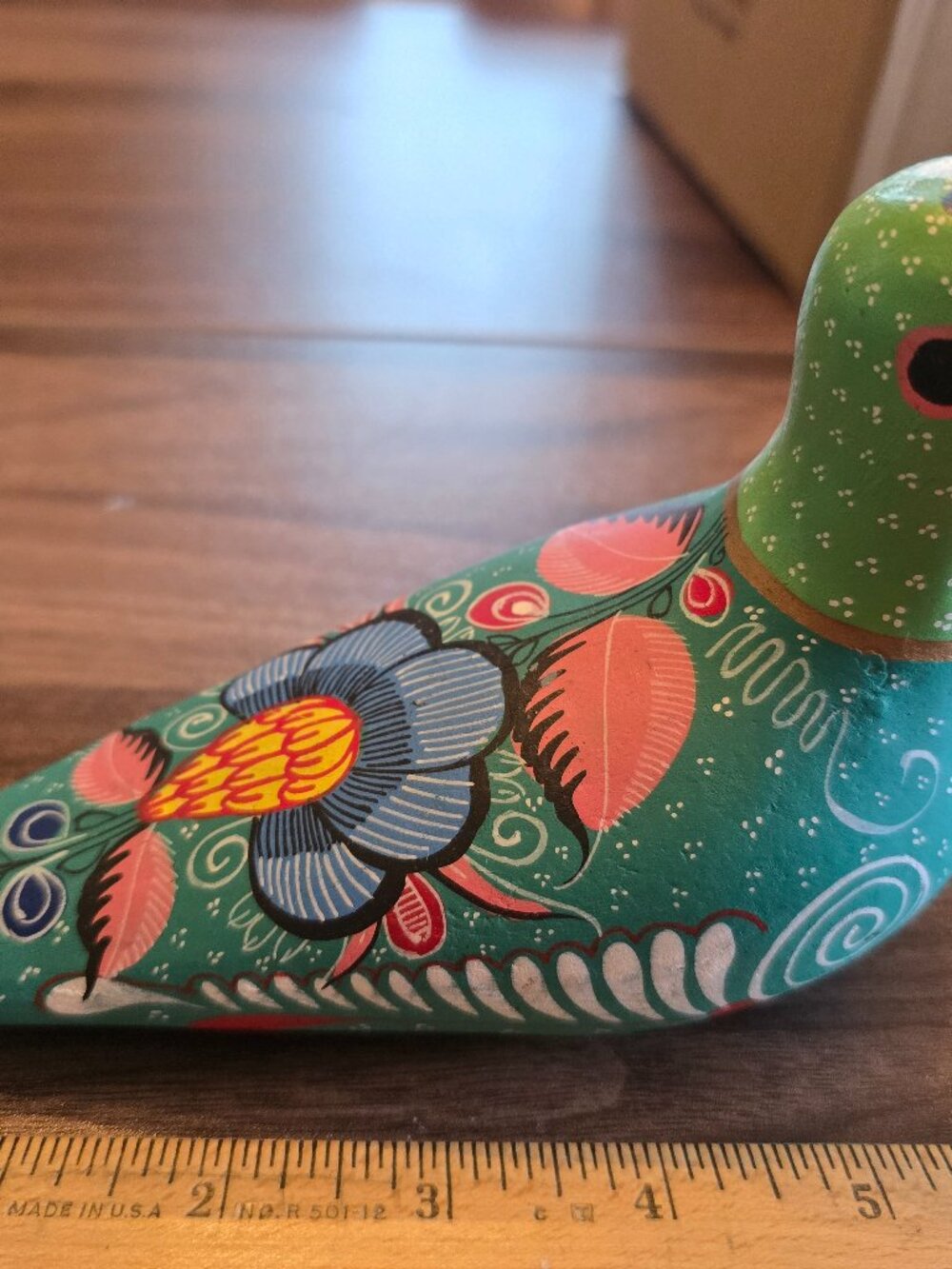 Mexican Folk Art Pottery Pigeons  Set